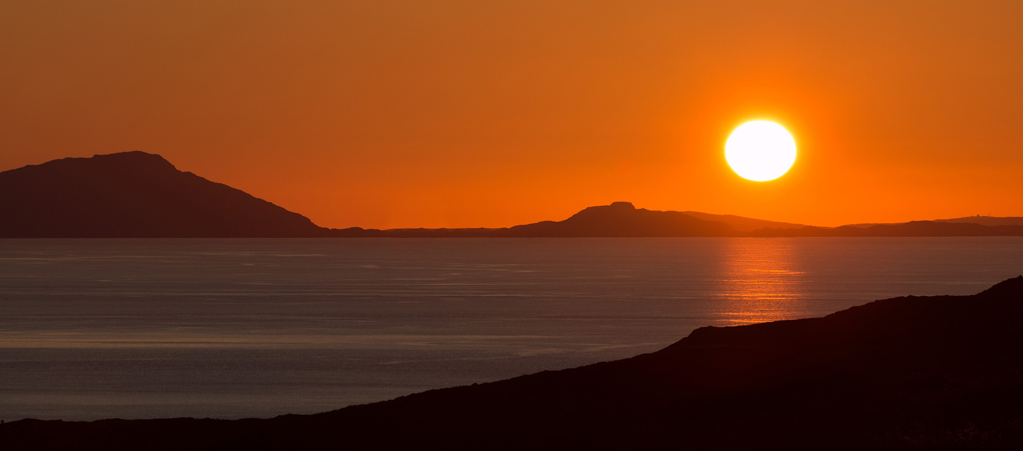 Isle of Skye Sea Views Sunset