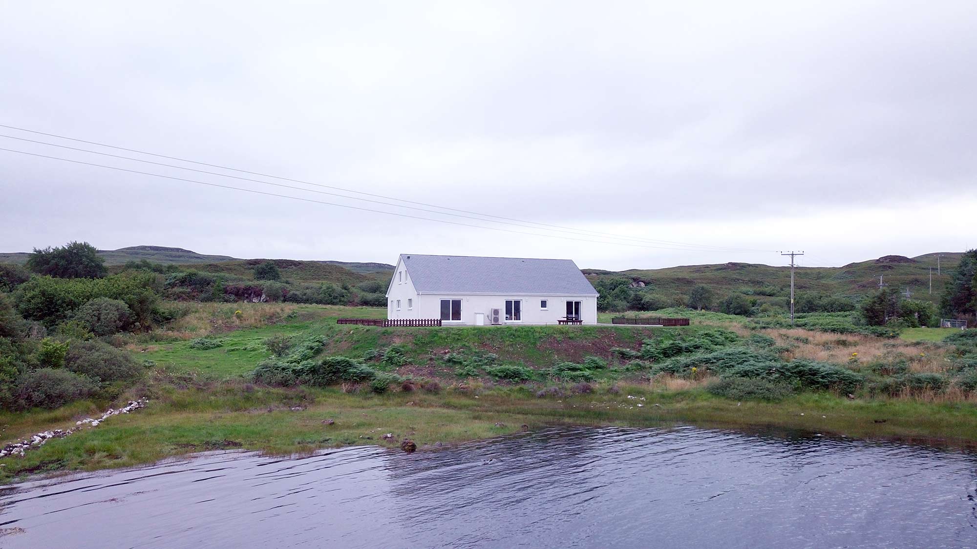 Sea Views at Treaslane Bridge House luxury accommodation on the Isle of Skye